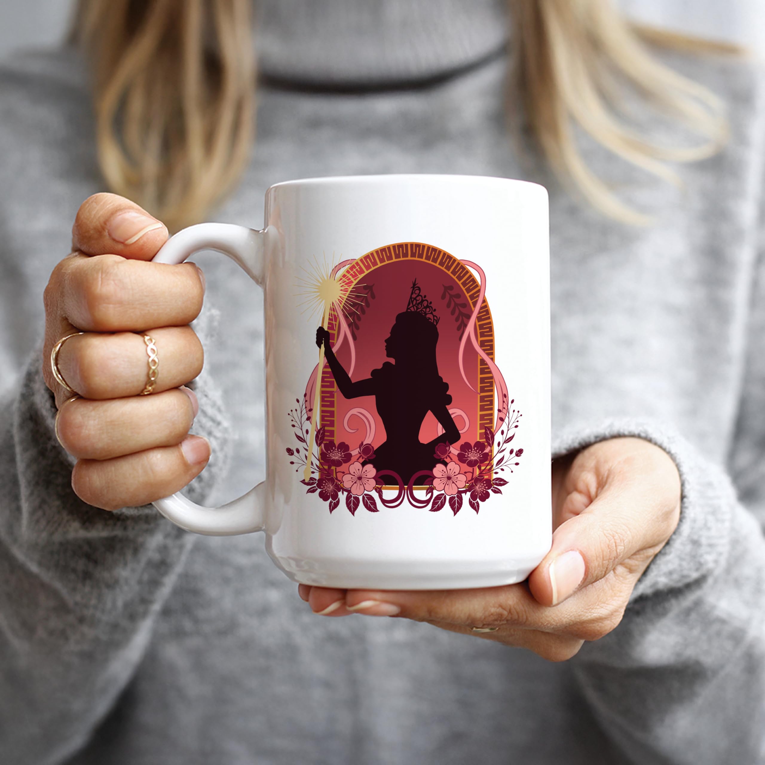 Regalo para mujeres: taza Wicked de HOGG con Elphaba y Glinda.