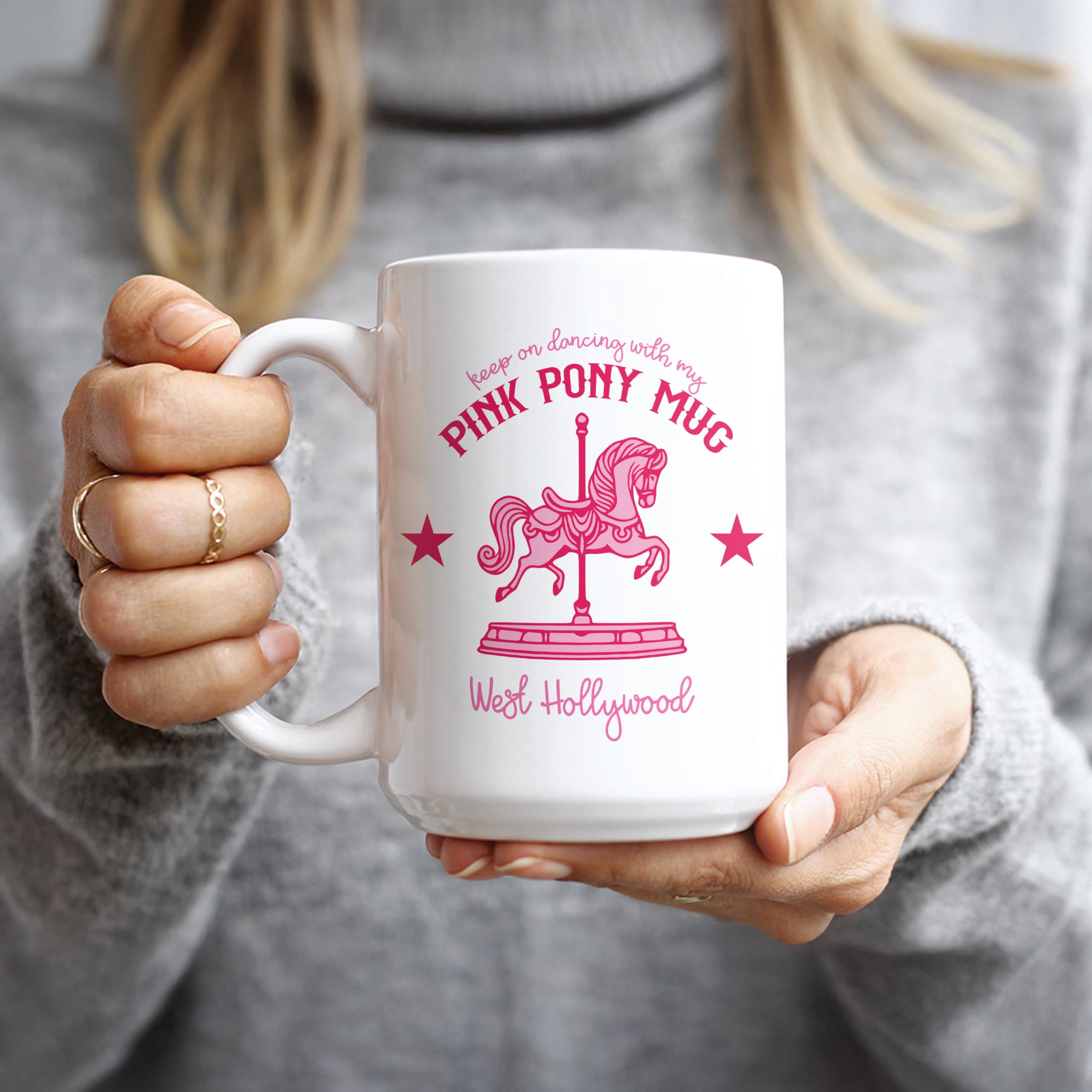 Taza cerámica Hogg 15 oz, apta para microondas.