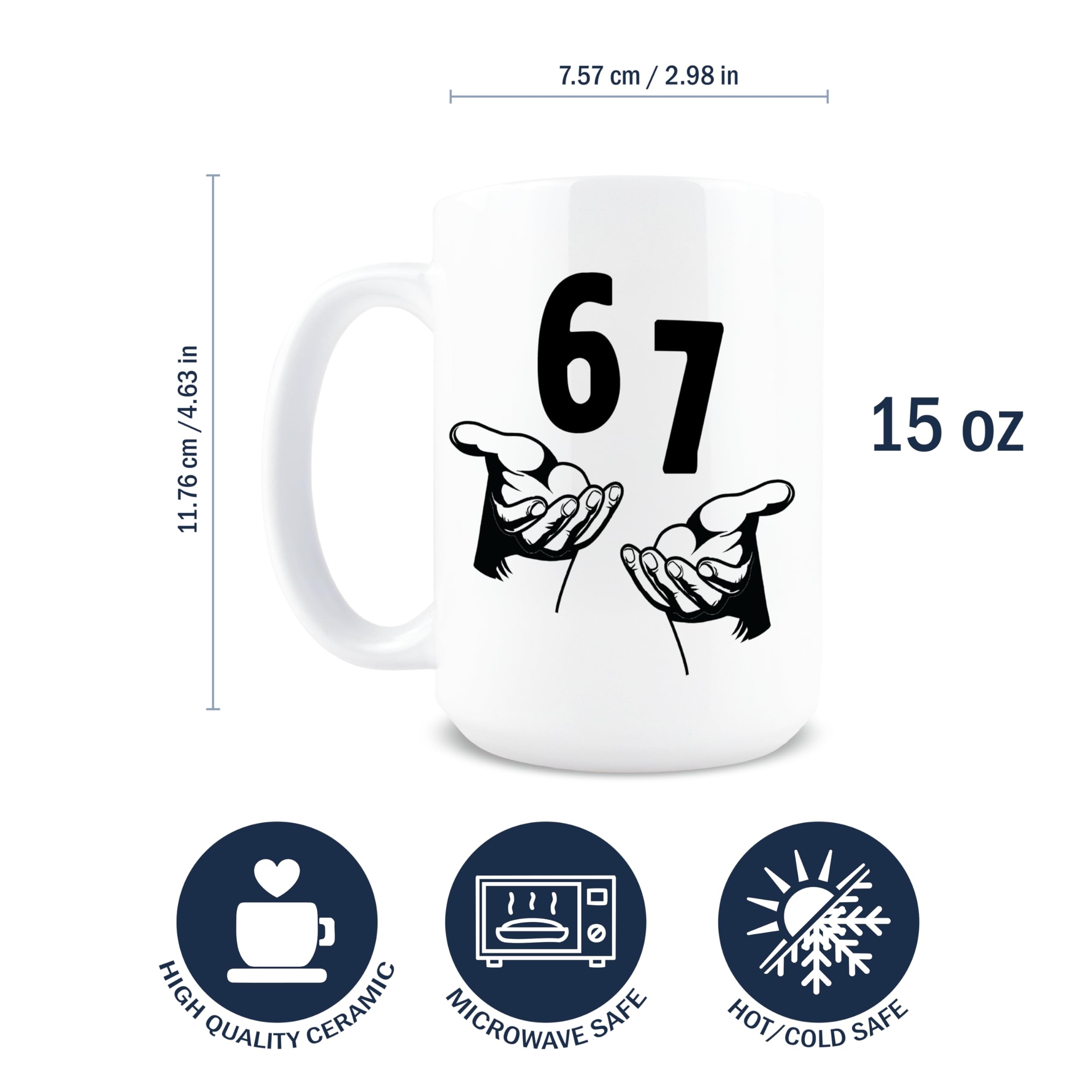 Taza Hogg con mensaje oculto F-Caw-F, para un café con actitud.
