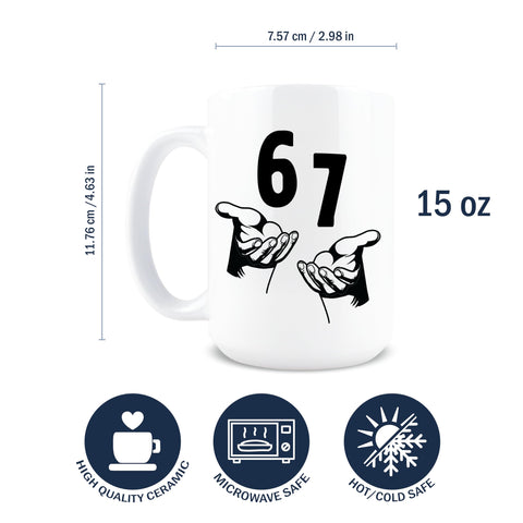 Taza Hogg con mensaje oculto F-Caw-F, para un café con actitud.