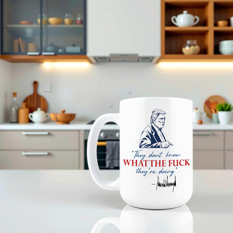 Taza Hogg regalo de oficina con humor político para colegas.
