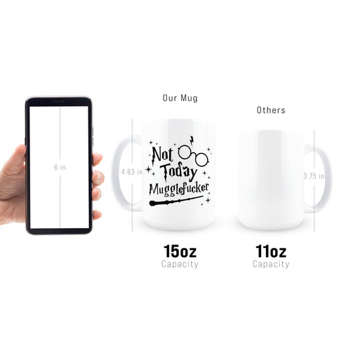 Taza Hogg detalle arte mago 15oz muestra un toque único