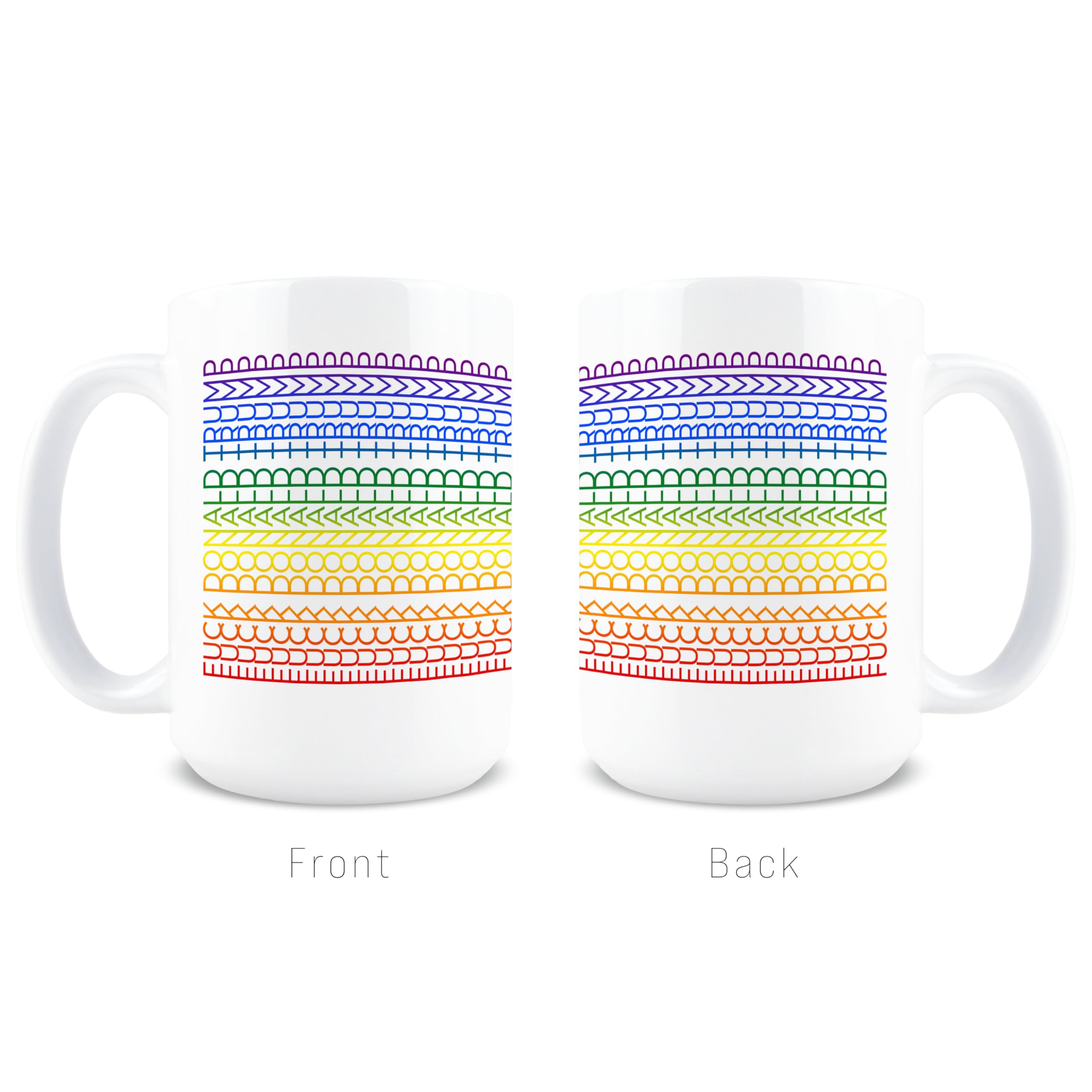 Taza Hogg recomienda lavado a mano para conservar el diseño