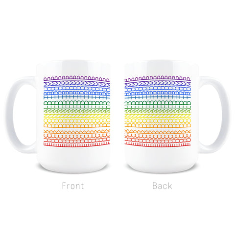 Taza Hogg recomienda lavado a mano para conservar el diseño