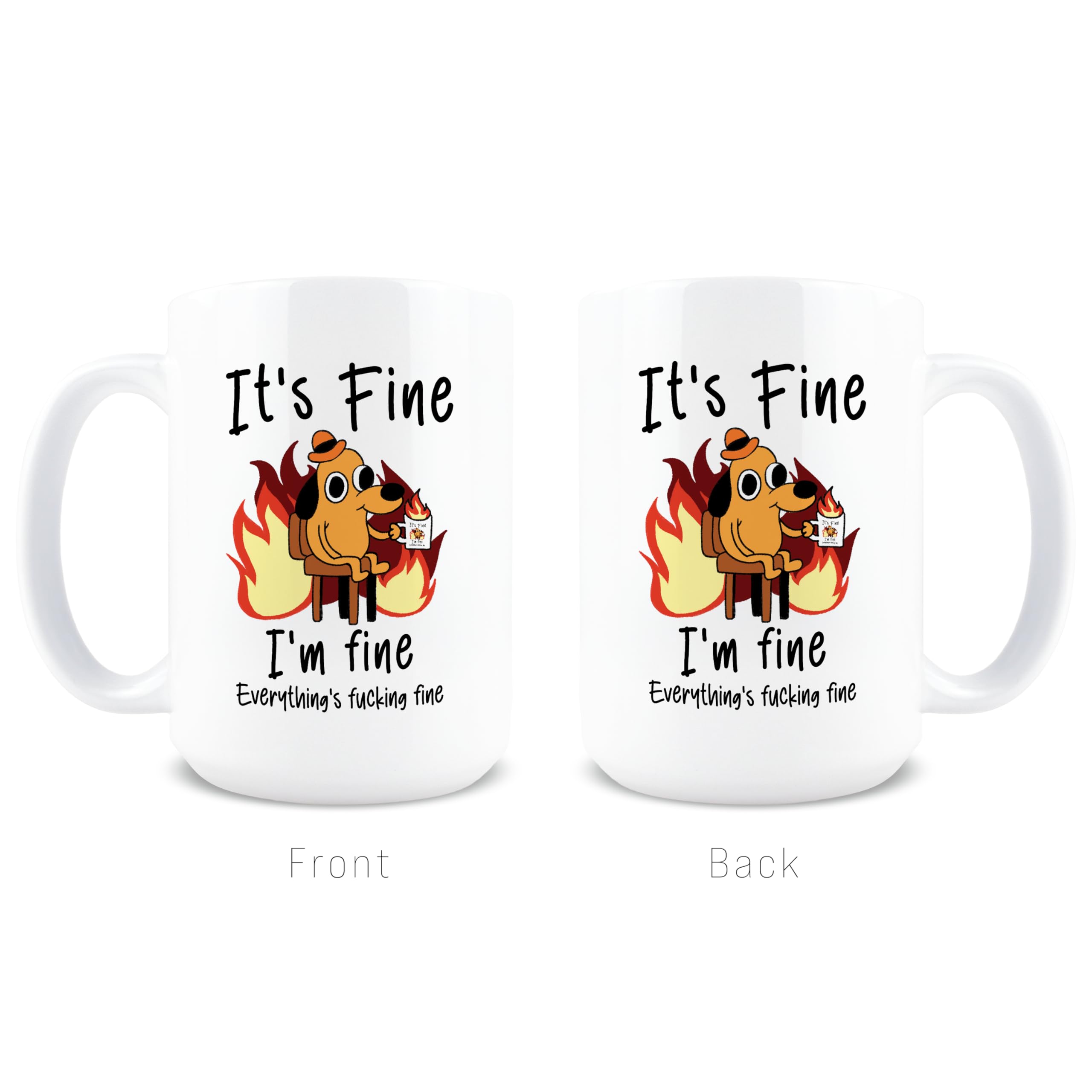 Taza meme de oficina HOGG, regalo perfecto para amantes del humor.