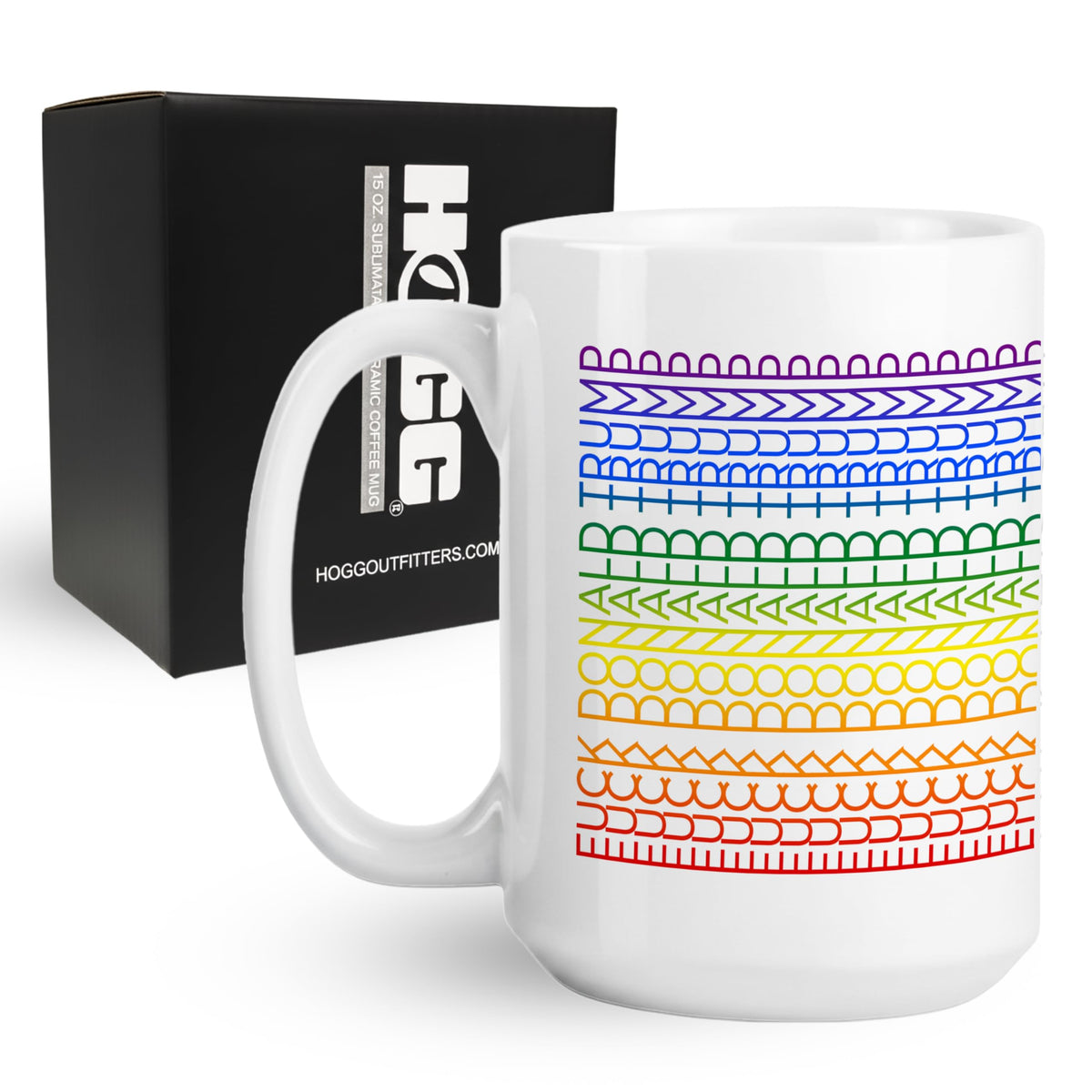 Taza Hogg con mensaje oculto para empezar el día con humor