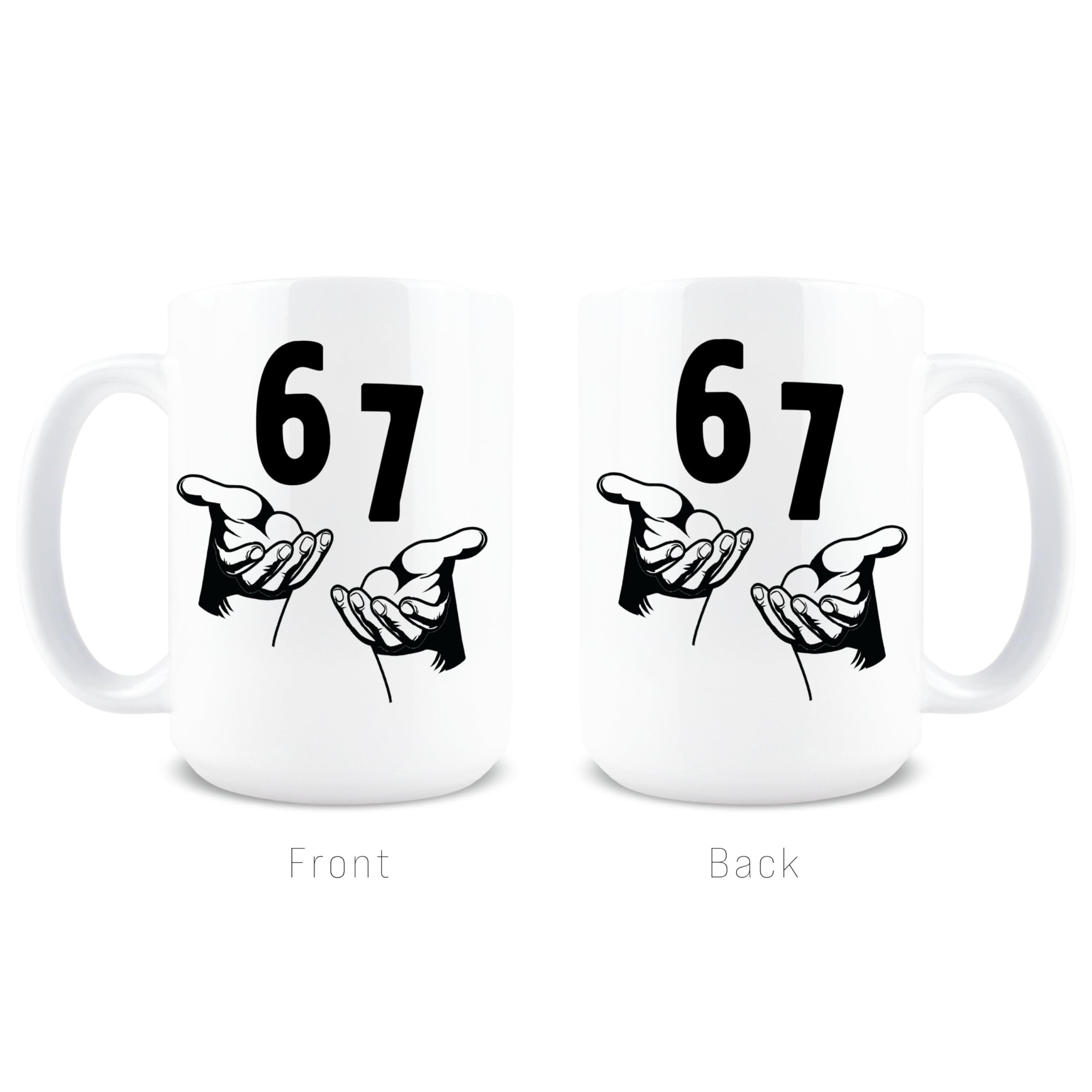 Taza Hogg cerámica, microondas apta, para café caliente.