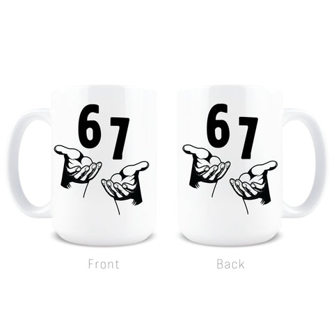 Taza Hogg cerámica, microondas apta, para café caliente.