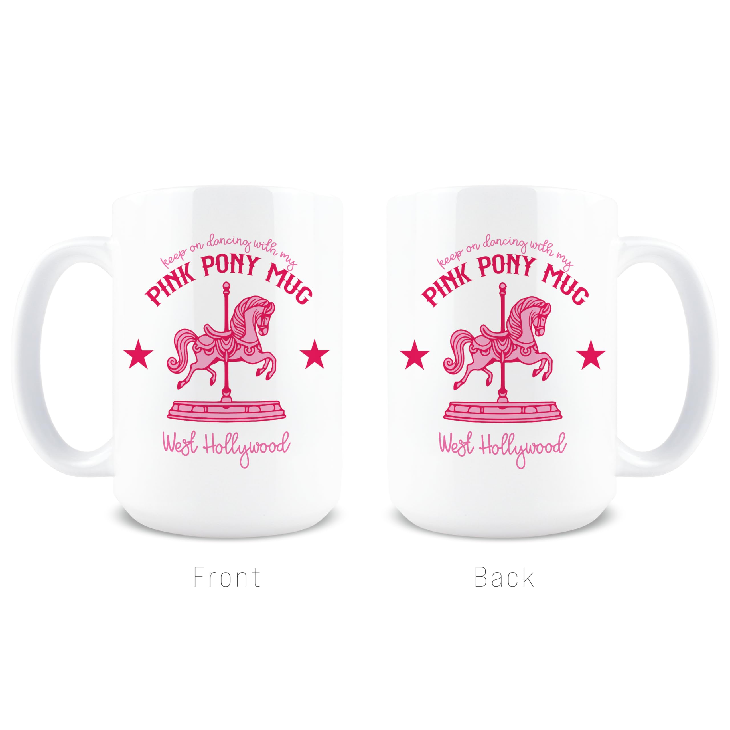 Taza para regalos de despedida de soltera, Hogg Poni Rosado.