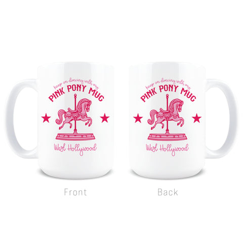 Taza para regalos de despedida de soltera, Hogg Poni Rosado.