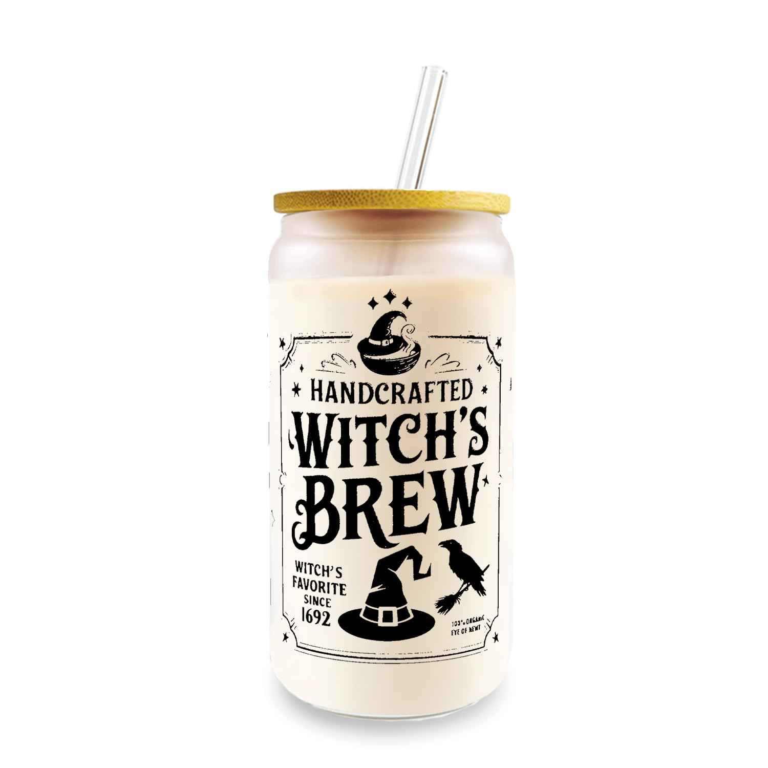 Vaso Hogg con brujas, ideal para café frío