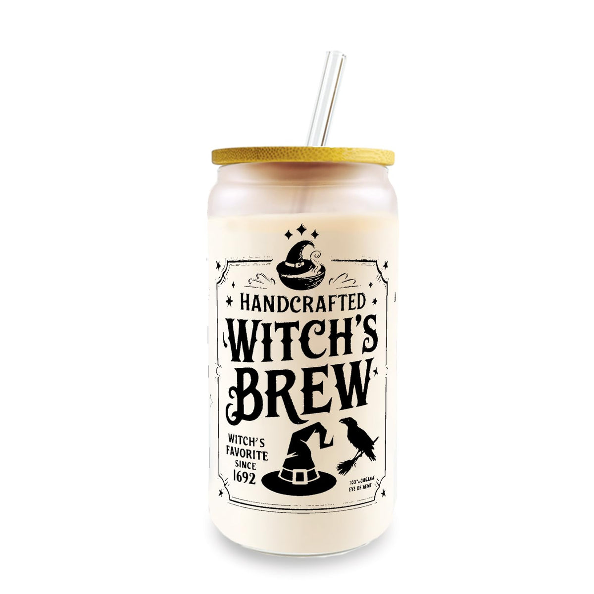 Vaso Hogg con brujas, ideal para café frío