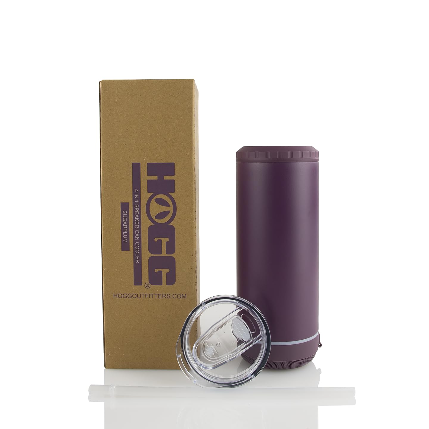 Vaso termo Hogg 4 en 1 Sugarplum, tapa con asa para transporte.