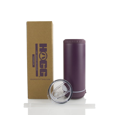 Vaso termo Hogg 4 en 1 Sugarplum, tapa con asa para transporte.
