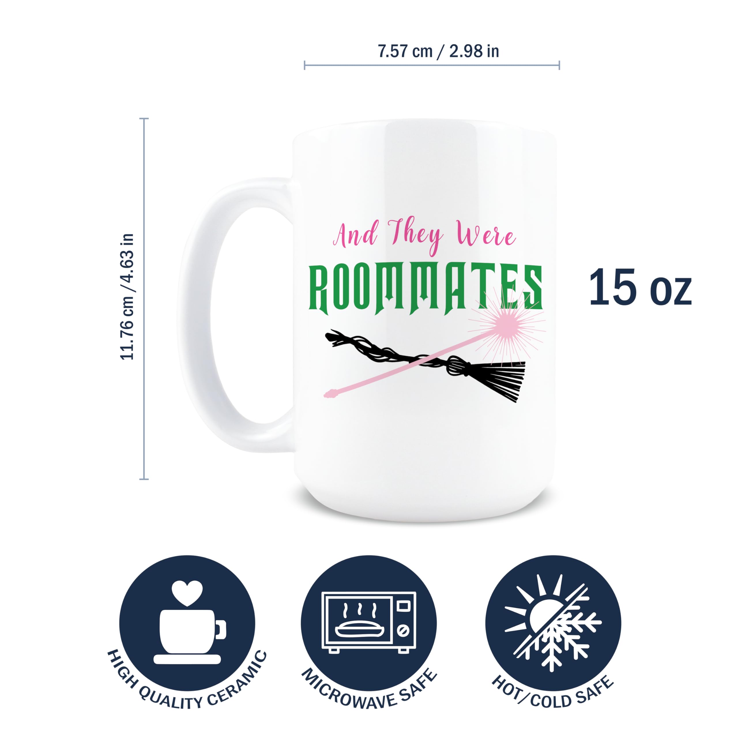 Taza de cerámica HOGG Wicked 15 onzas ideal para café