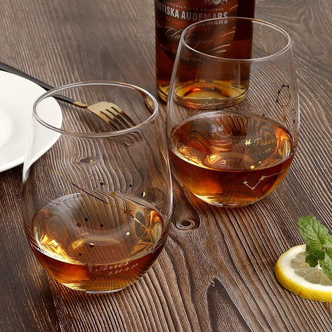 HOHY Vaso Aries Dorado 20oz, acabado elegante para ocasiones festivas.