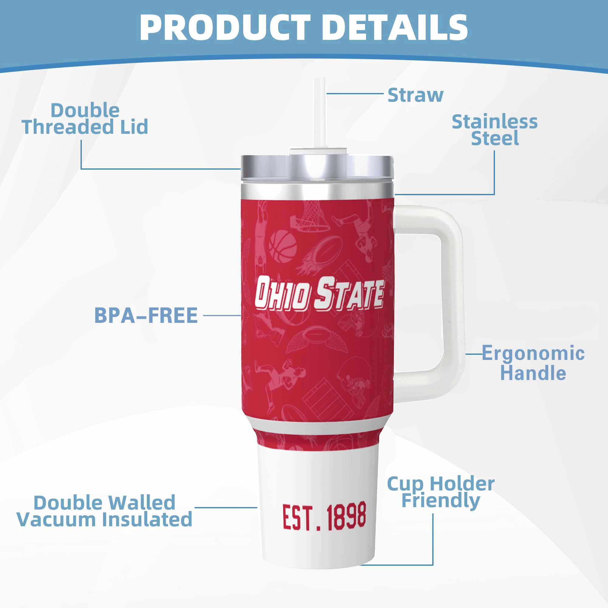 Hoiboo Tumbler 30oz ofrece aislamiento en acero inoxidable para bebidas frías o calientes.