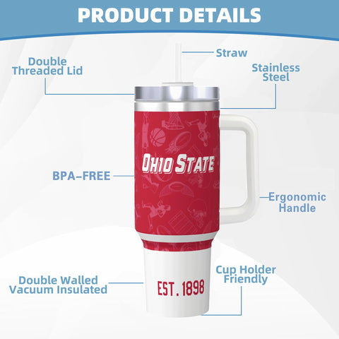 Hoiboo Tumbler 30oz ofrece aislamiento en acero inoxidable para bebidas frías o calientes.