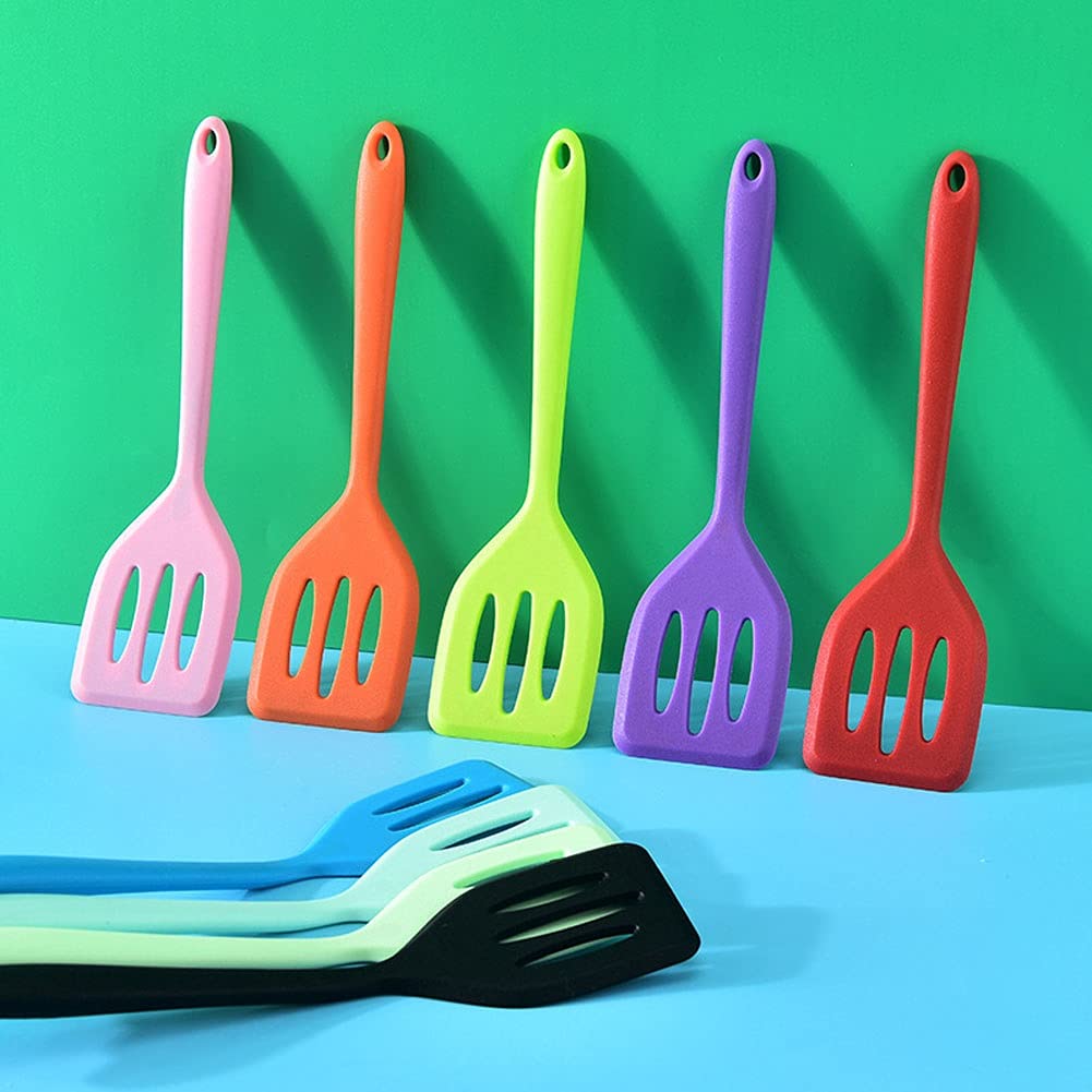 HOIRIX espátula silicona 8,2 pulgadas mango ergonómico para cocinar a alta temperatura