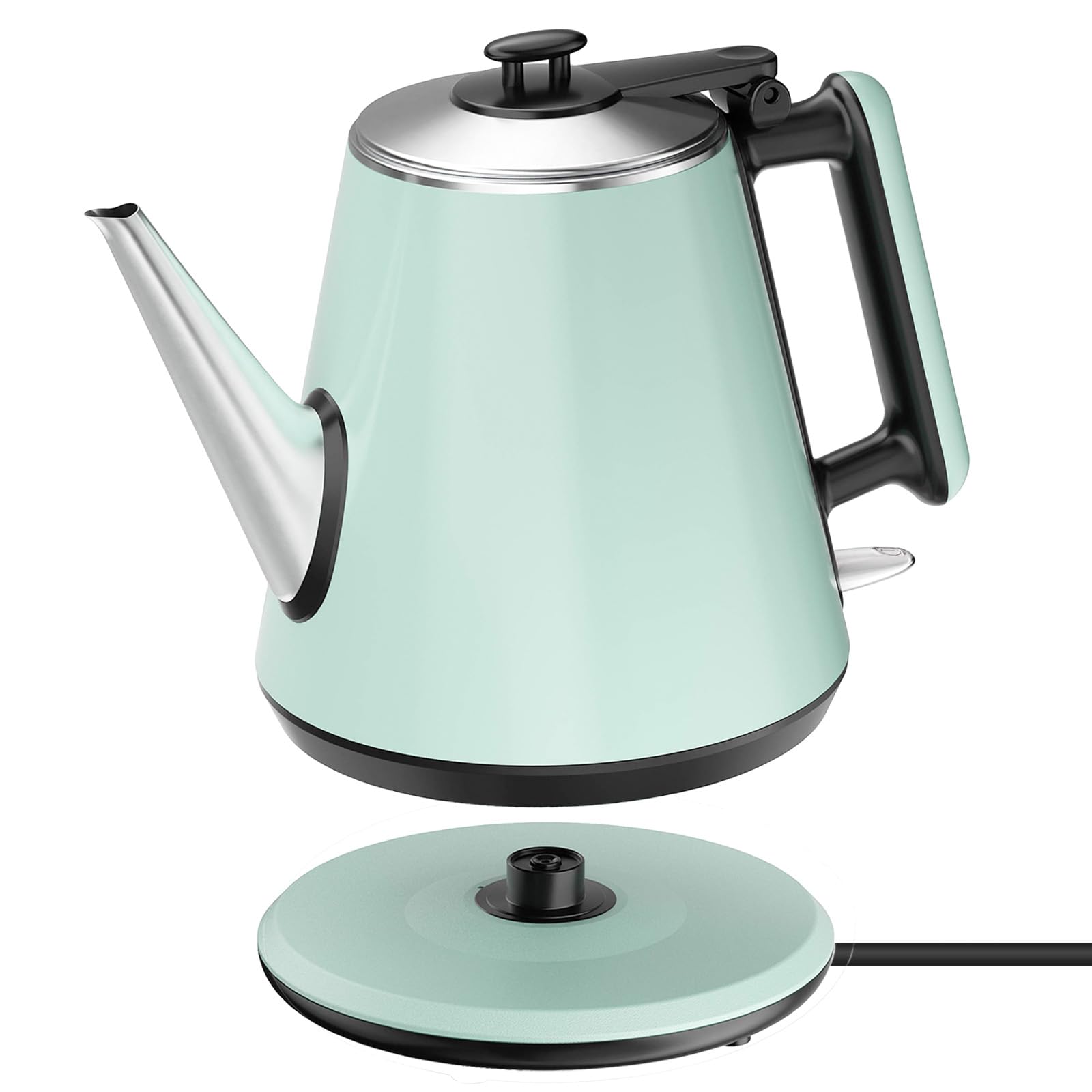 HoJang hervidor 0.9L con interior 304 inox, agua más limpia para bebidas.