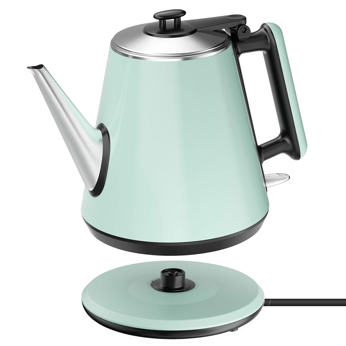 HoJang hervidor 0.9L con interior 304 inox, agua más limpia para bebidas.