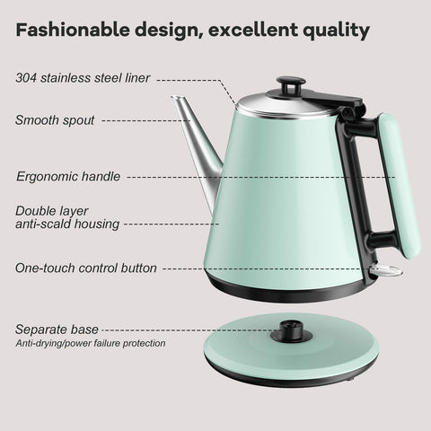 HoJang hervidor ideal para café y té en casa u oficina.