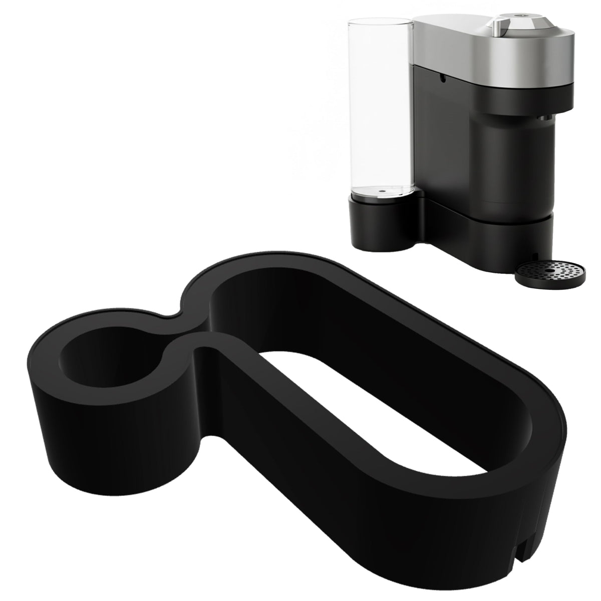 Soporte elevador HOKKIEAM para Nespresso Vertuo Pop+, eleva la máquina 2.5 pulgadas para tazas altas.
