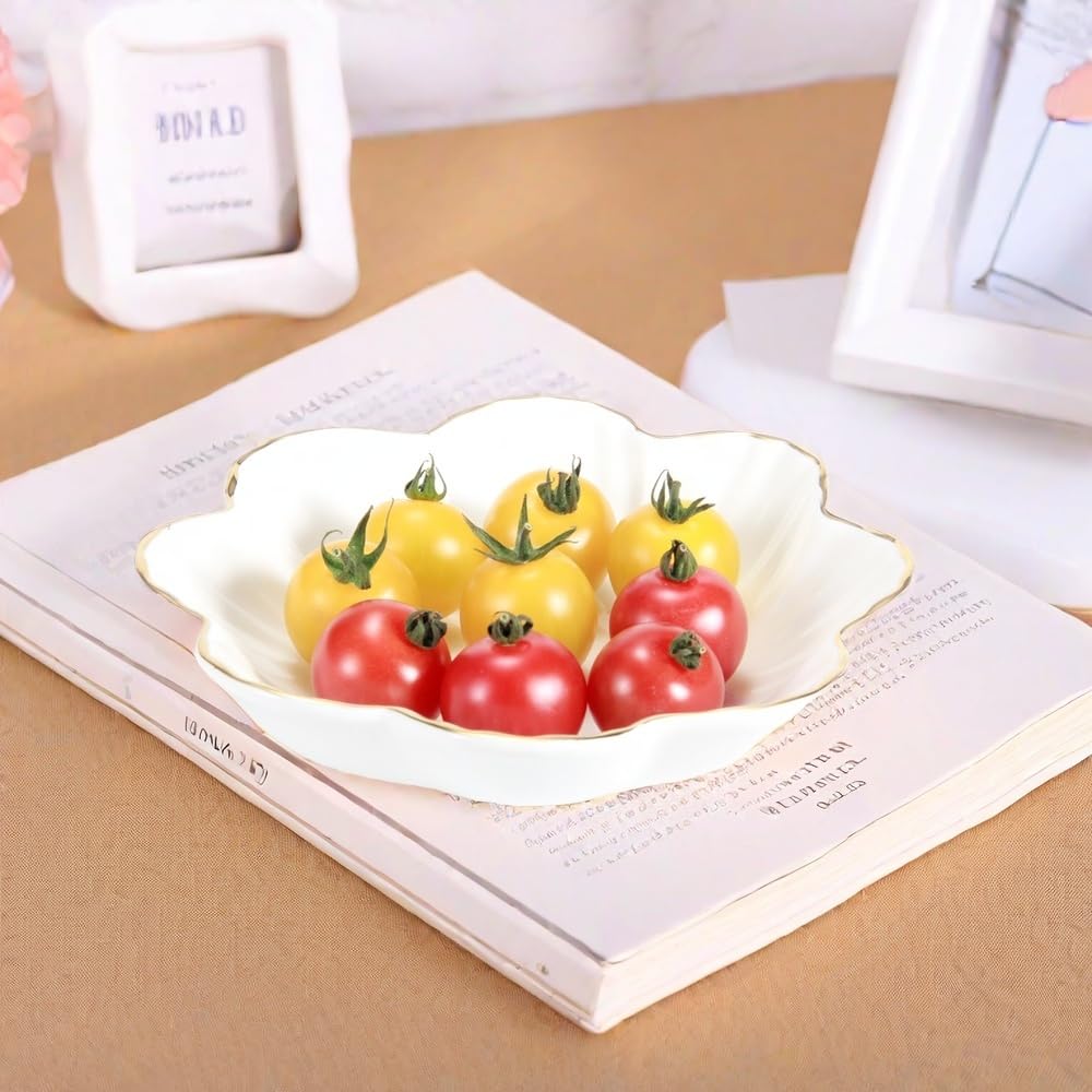 Recipiente para snacks y frutos secos, ceramica duradera HOKMOKQOK