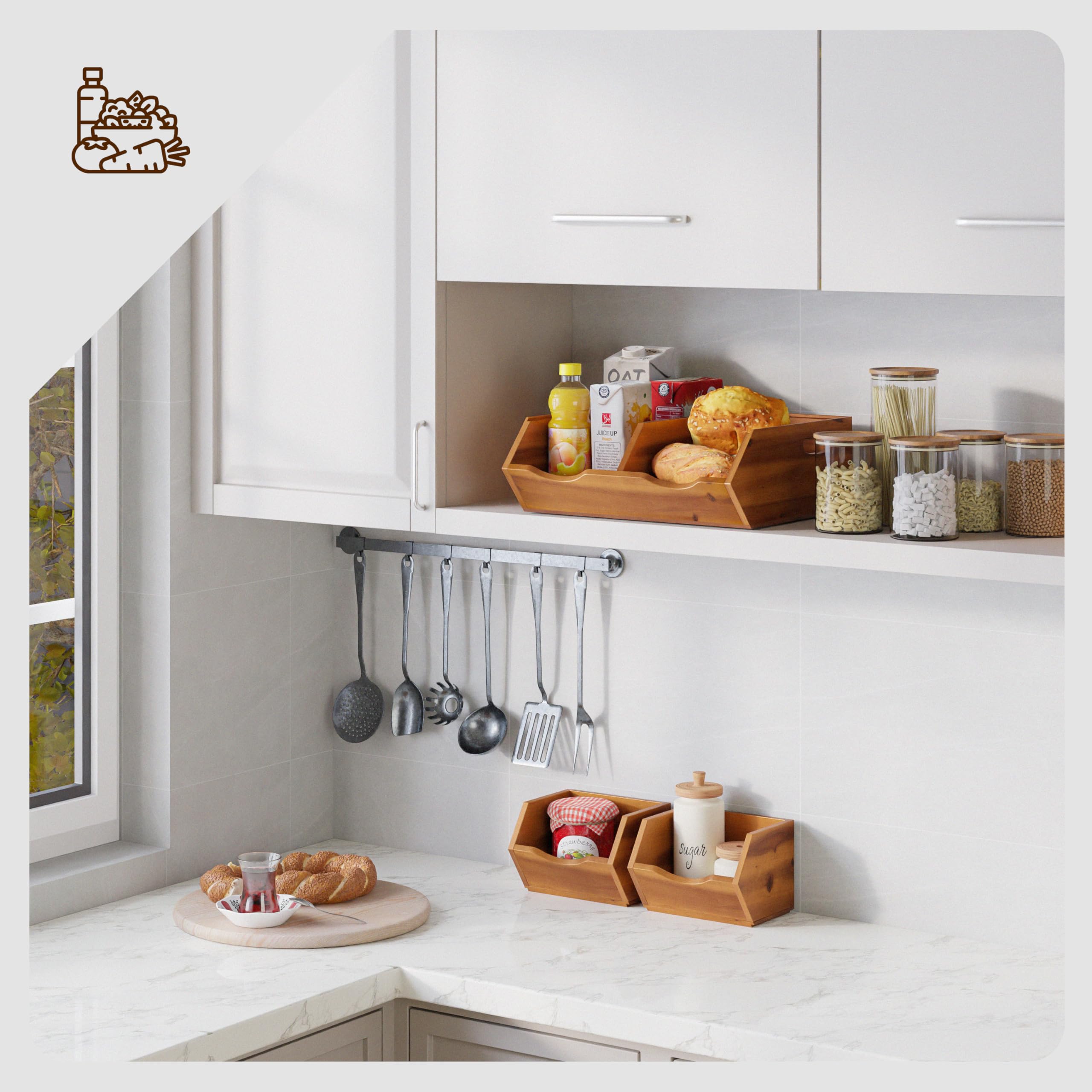HOLANA: cesto de despensa de 40l, capacidad para verduras y frutas
