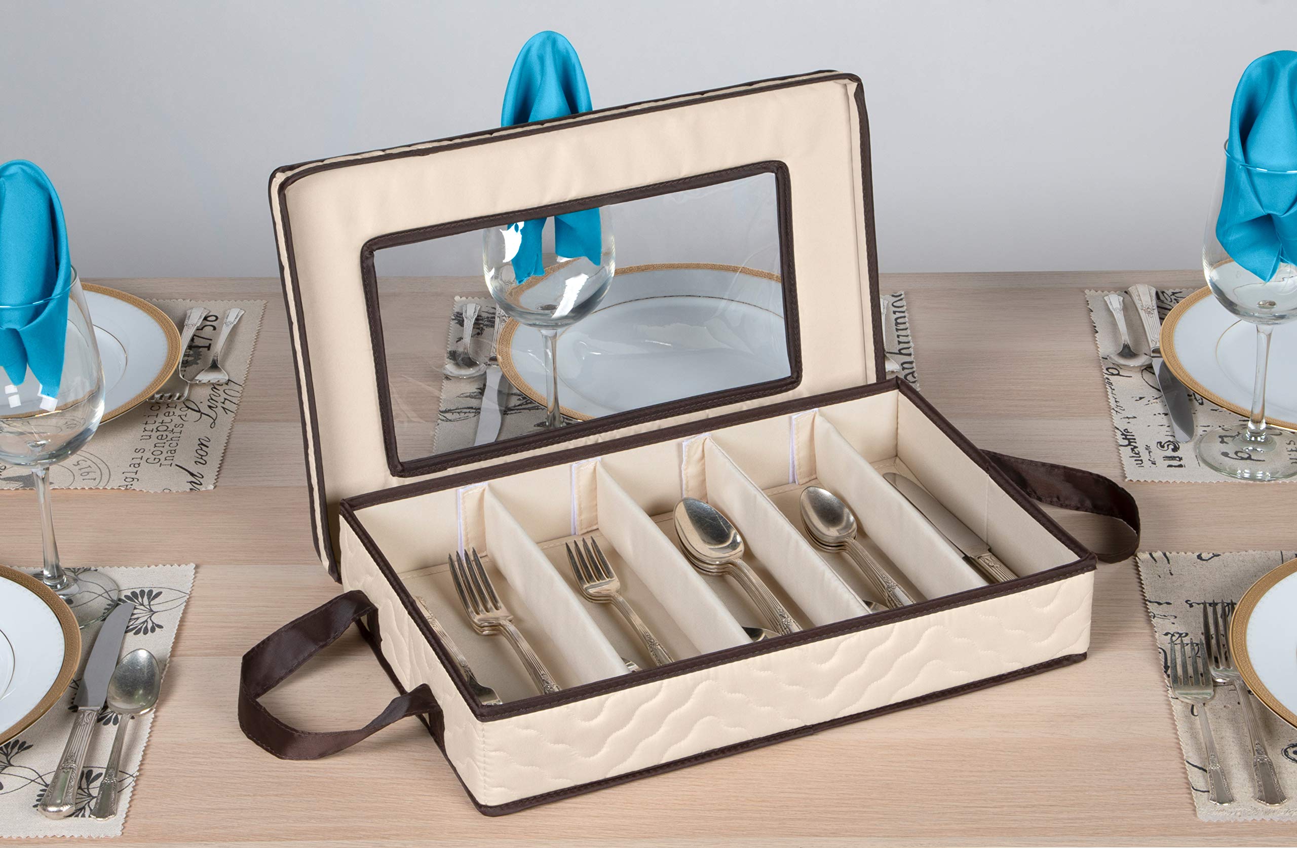 HOLDN’ STORAGE caja para cubiertos de microfibra duradera, protección para el almacenamiento.