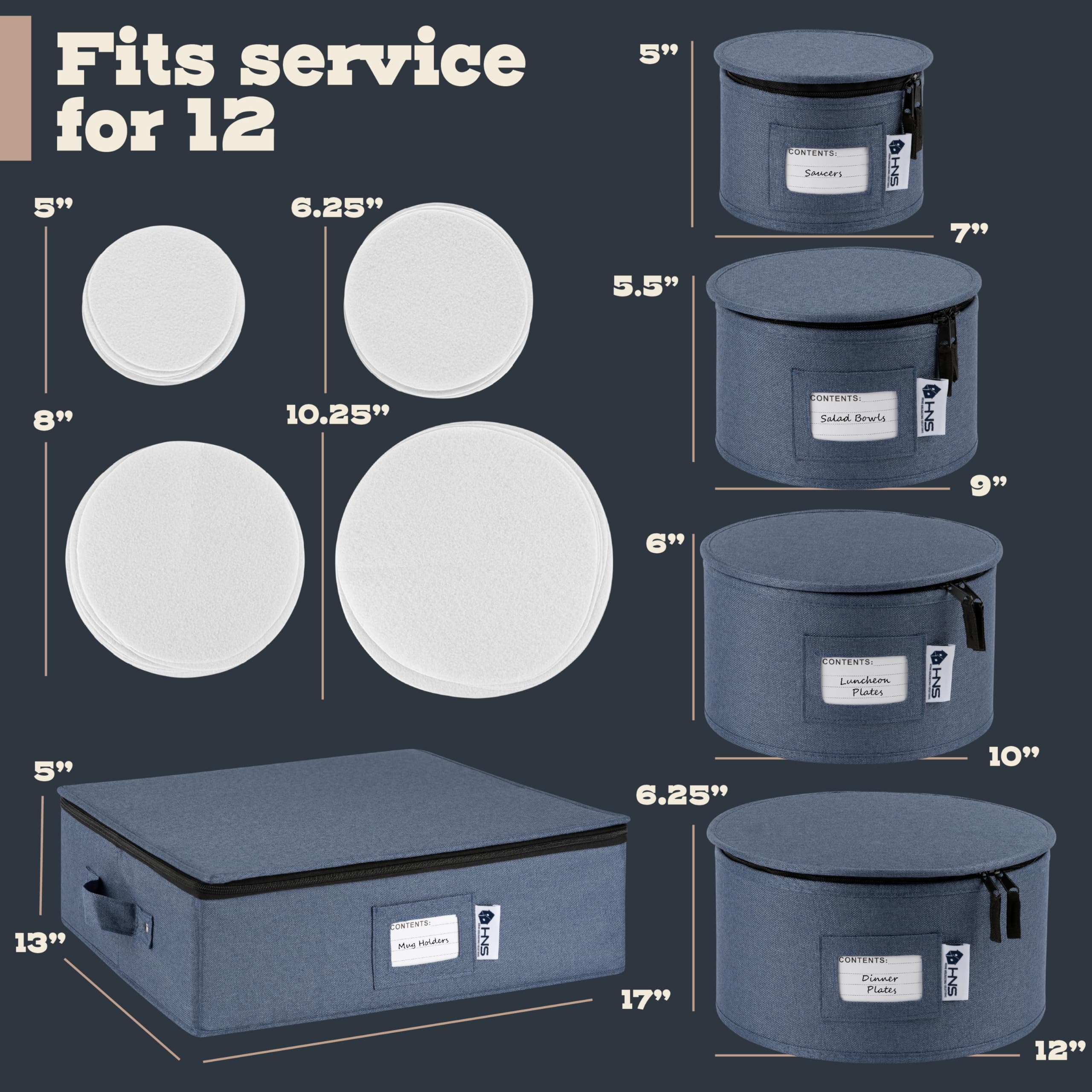 HOLDN’ STORAGE: caja dura denim azul, diseño apilable para maximizar el espacio.