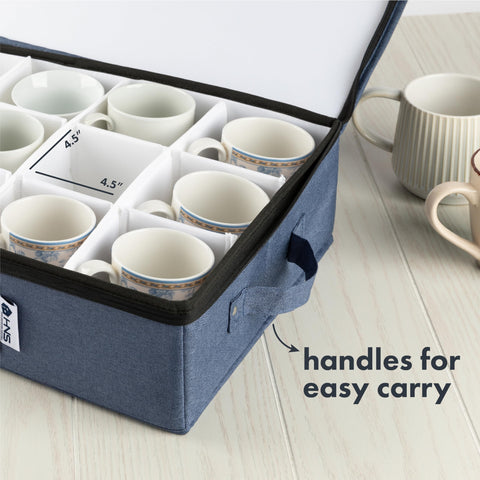 HOLDN’ STORAGE: caja dura denim azul, perfecto para almacenamiento estacional y transporte.