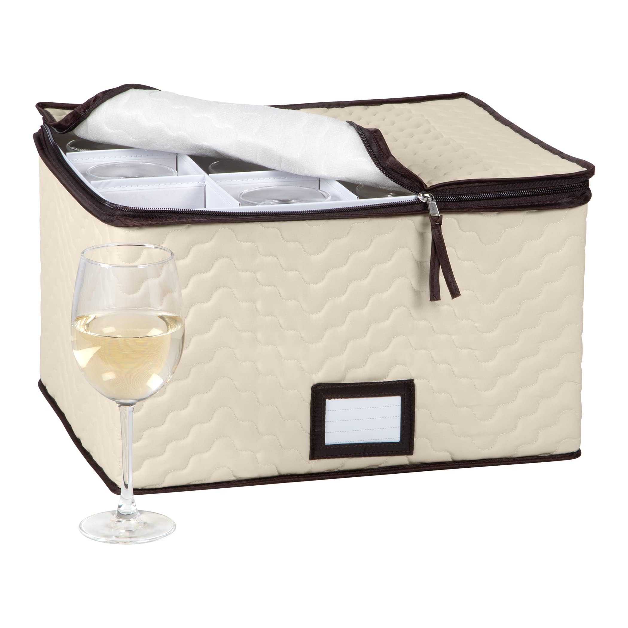 Holdn Storage caja-vasos con divisiones frontal protege 12 copas