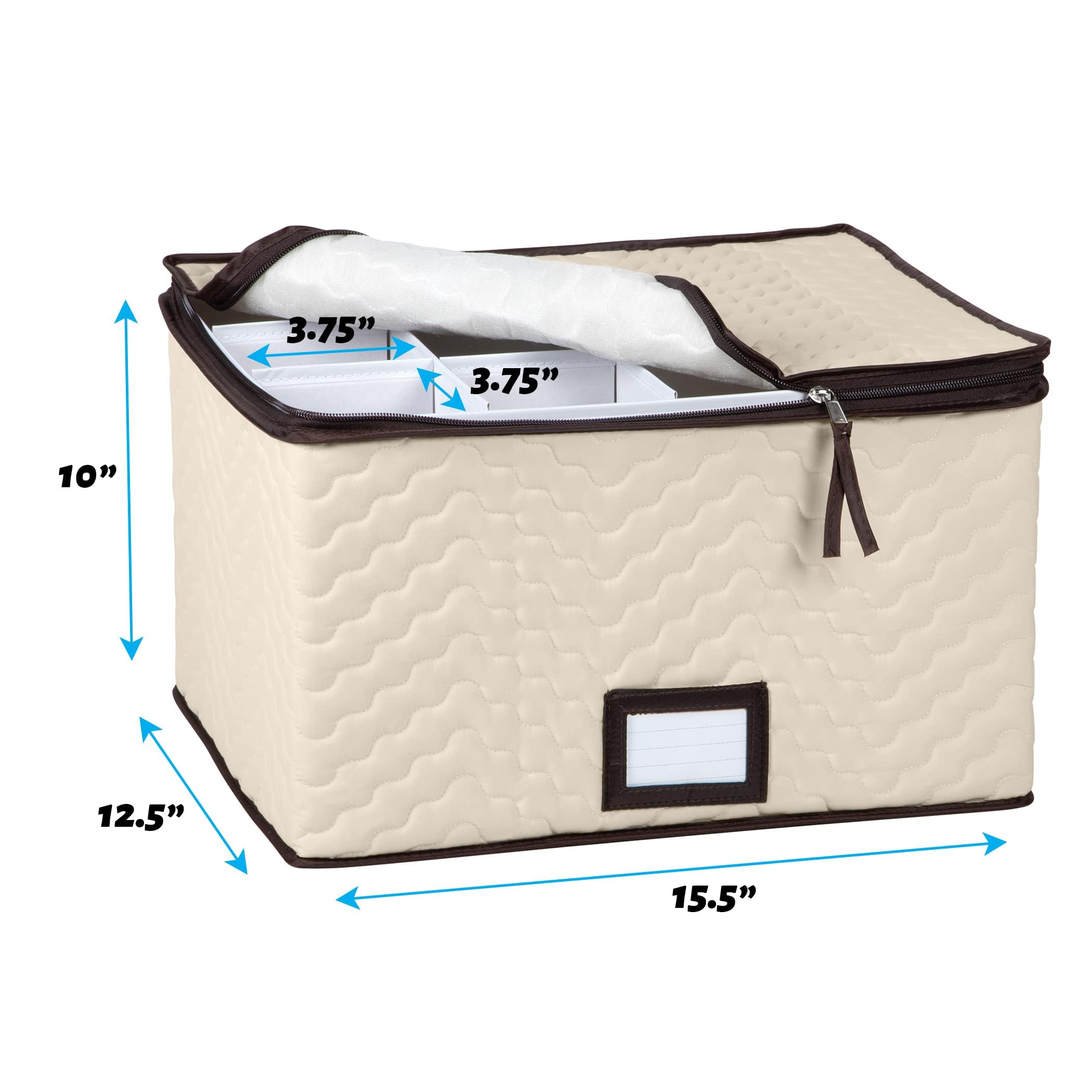 Holdn Storage caja-vasos con tapa abierta facilita acceso