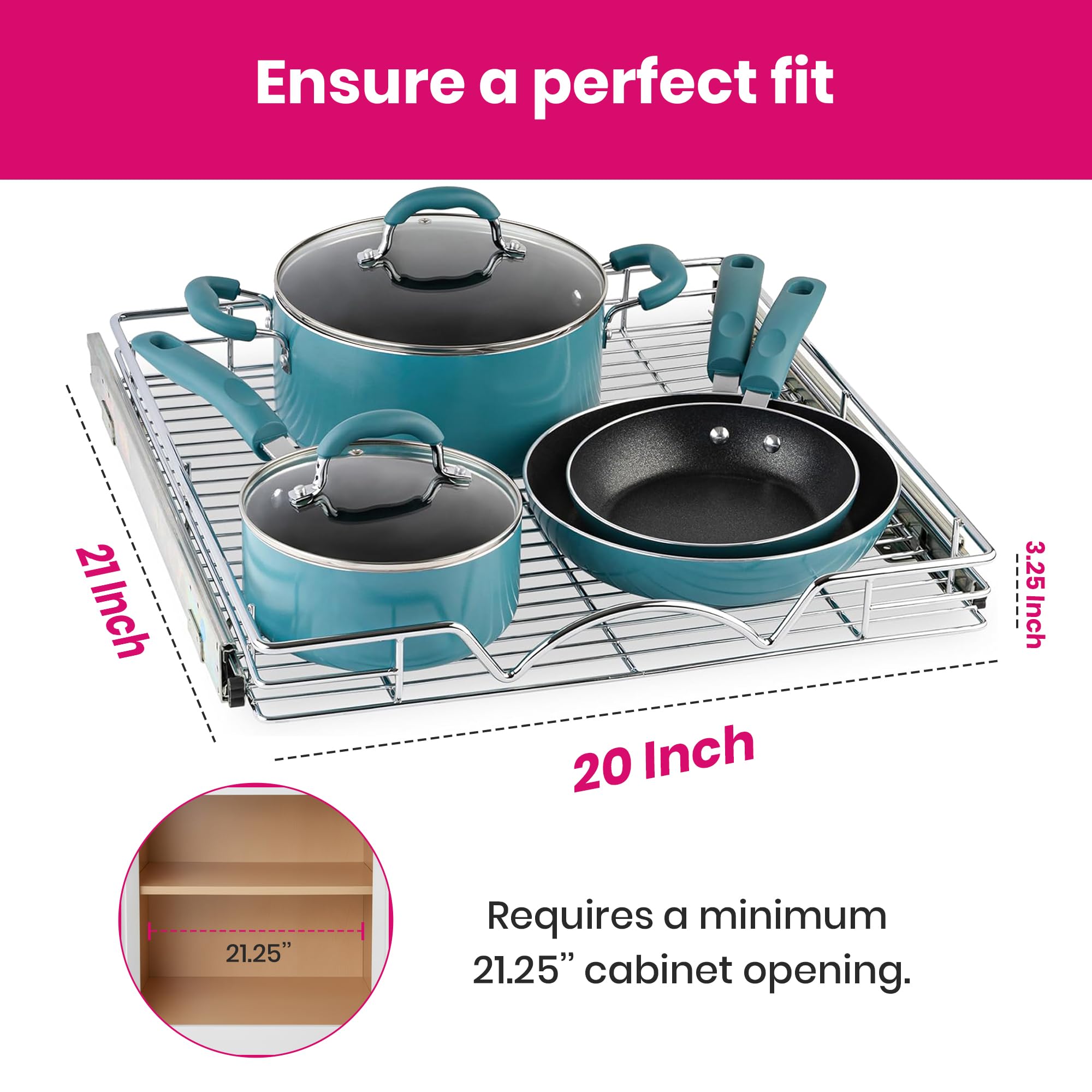 HOLDN’ STORAGE capacidad de 50 libras para almacenamiento robusto en armarios.
