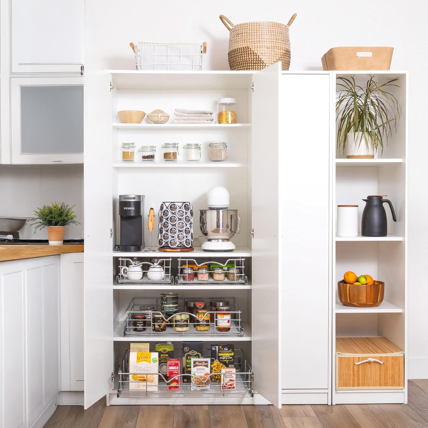 HOLDN’ STORAGE Sistema deslizante suave para extracción completa de la bandeja