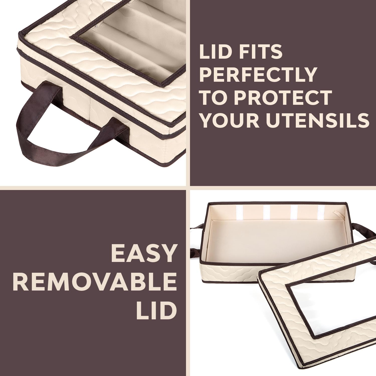 HOLDN’ STORAGE diseño clásico beige que combina con cualquier comedor.