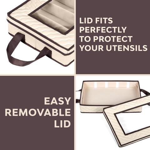 HOLDN’ STORAGE diseño clásico beige que combina con cualquier comedor.