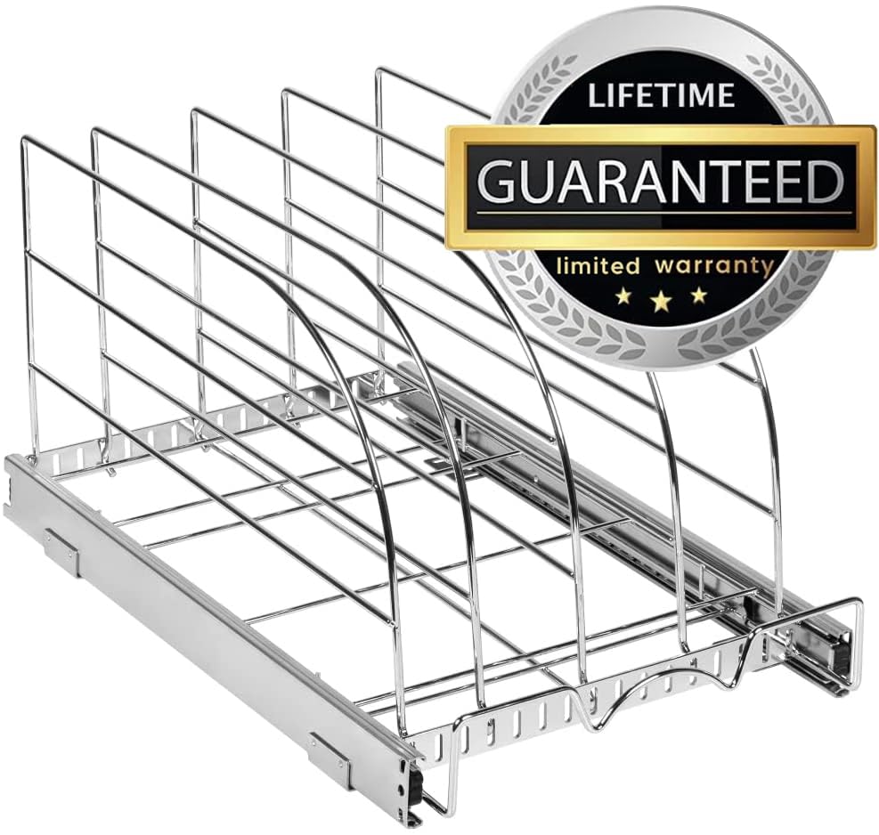 HOLDN’ STORAGE uso versátil para bakeware y bandejas múltiples.