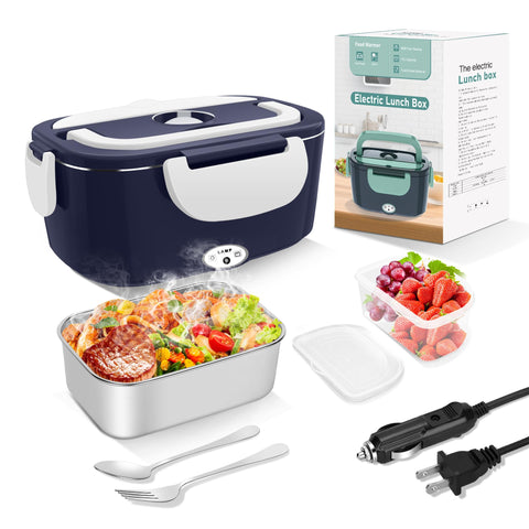 HOLDRUBY caja de almuerzo eléctrica 12V para coche, comida caliente en ruta.