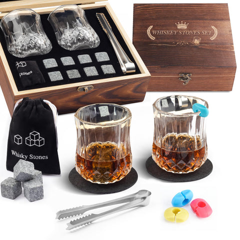 HOLEEKIC vasos whiskey 2: juego elegante para degustaciones