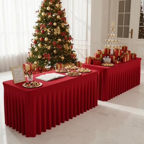 HolidayIdeas: spandex resistente a arrugas para un aspecto impecable en eventos.