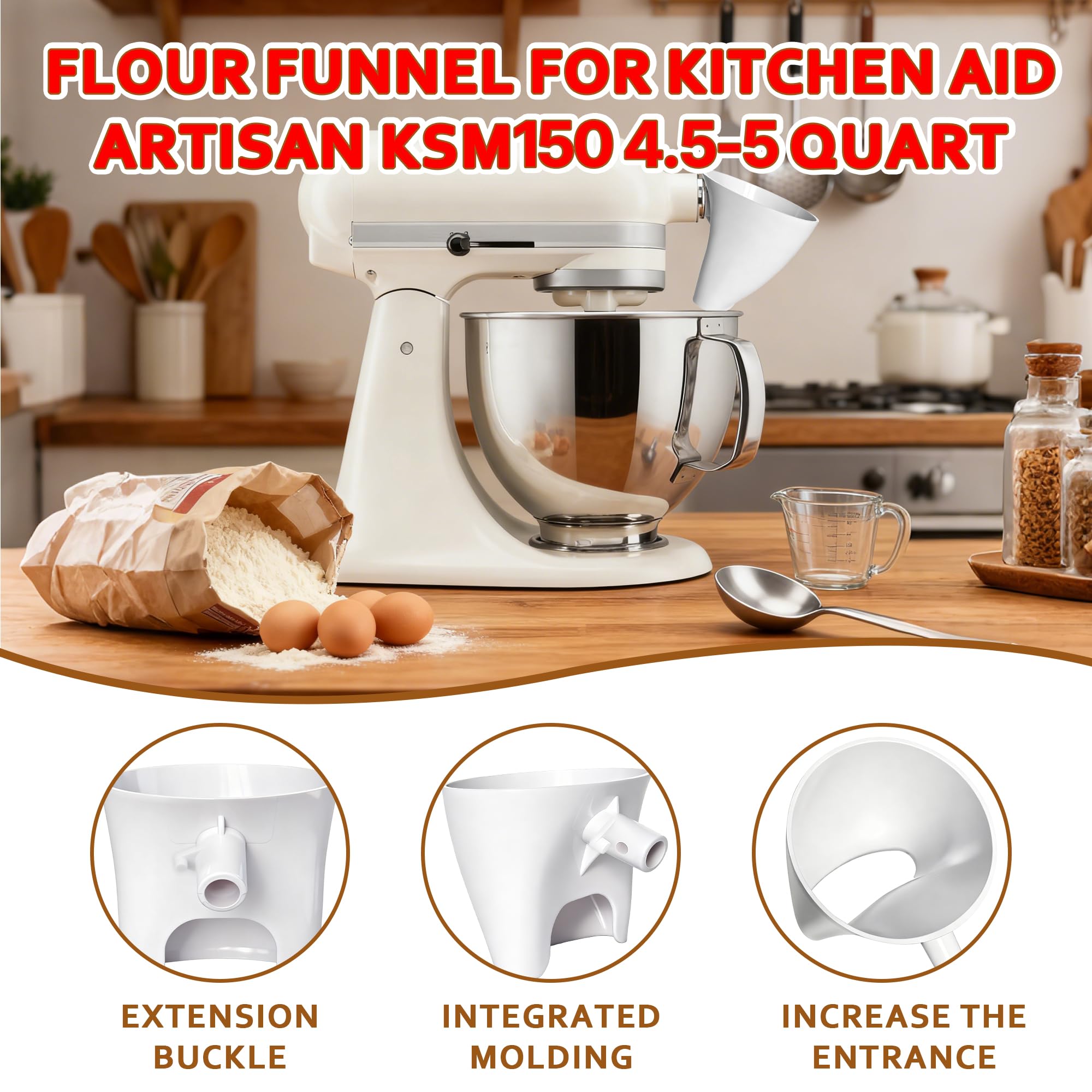 HOLIDAYMAP embudo anti derrame para cocina, ideal para evitar salpicaduras.
