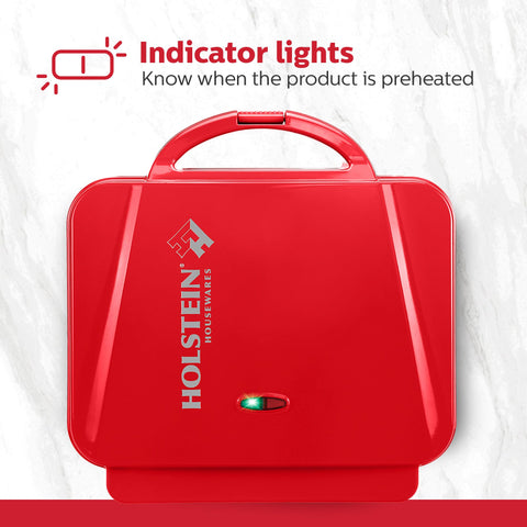 Holstein Housewares, indicadores de precalentamiento para resultados consistentes.