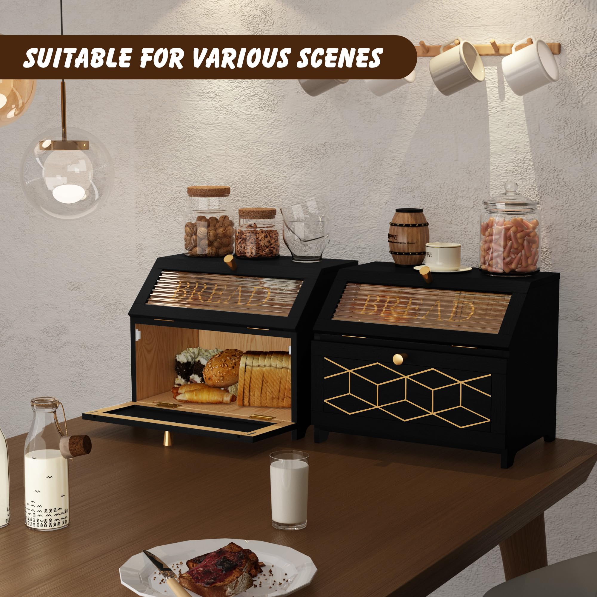 HOLTICO Panera doble capa, espacio oculto para snacks y utensilios.