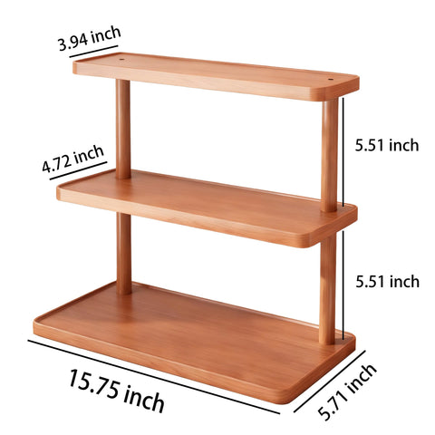 HOLTPHILI solución de almacenamiento, tres niveles para cocina, baño o dormitorio.