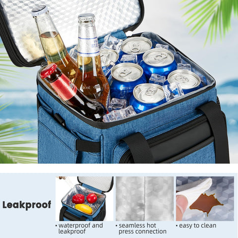Holuxer bolsa almuerzo doble capacidad ideal para oficina o picnic.