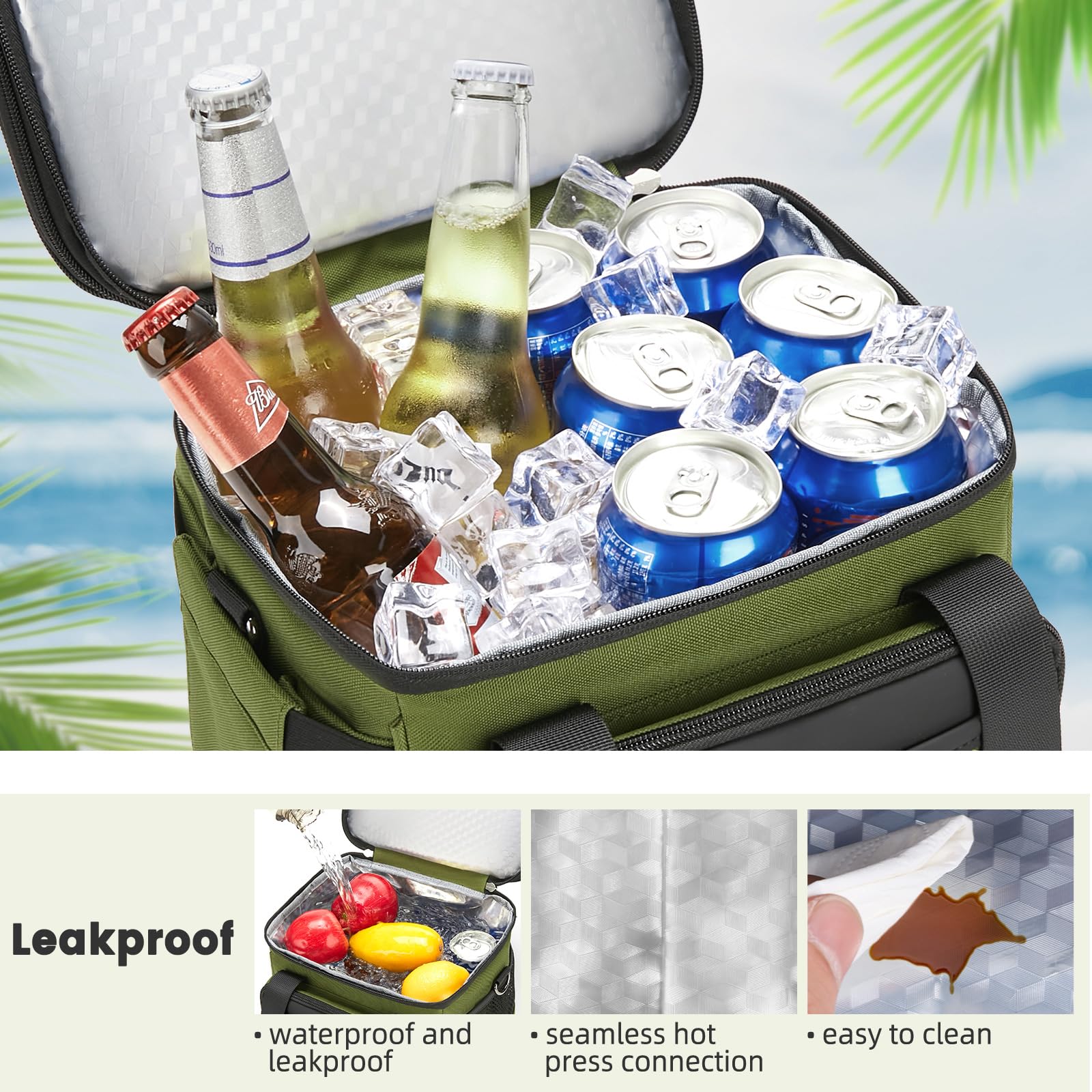 Holuxer, bolsa versátil para uso múltiple, cómoda para oficina o picnic.