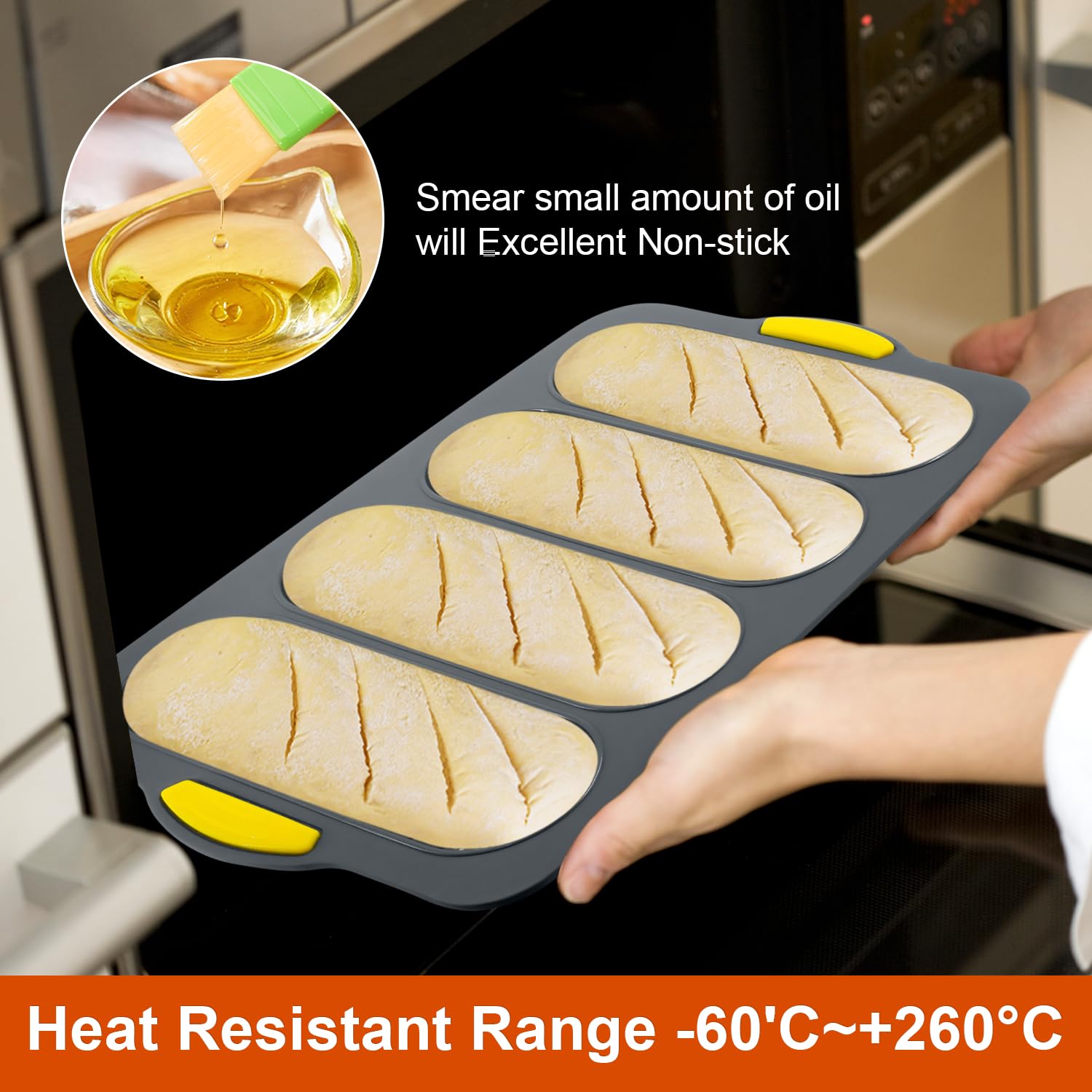 Holyenten cepillo de silicona resistente al calor para limpieza