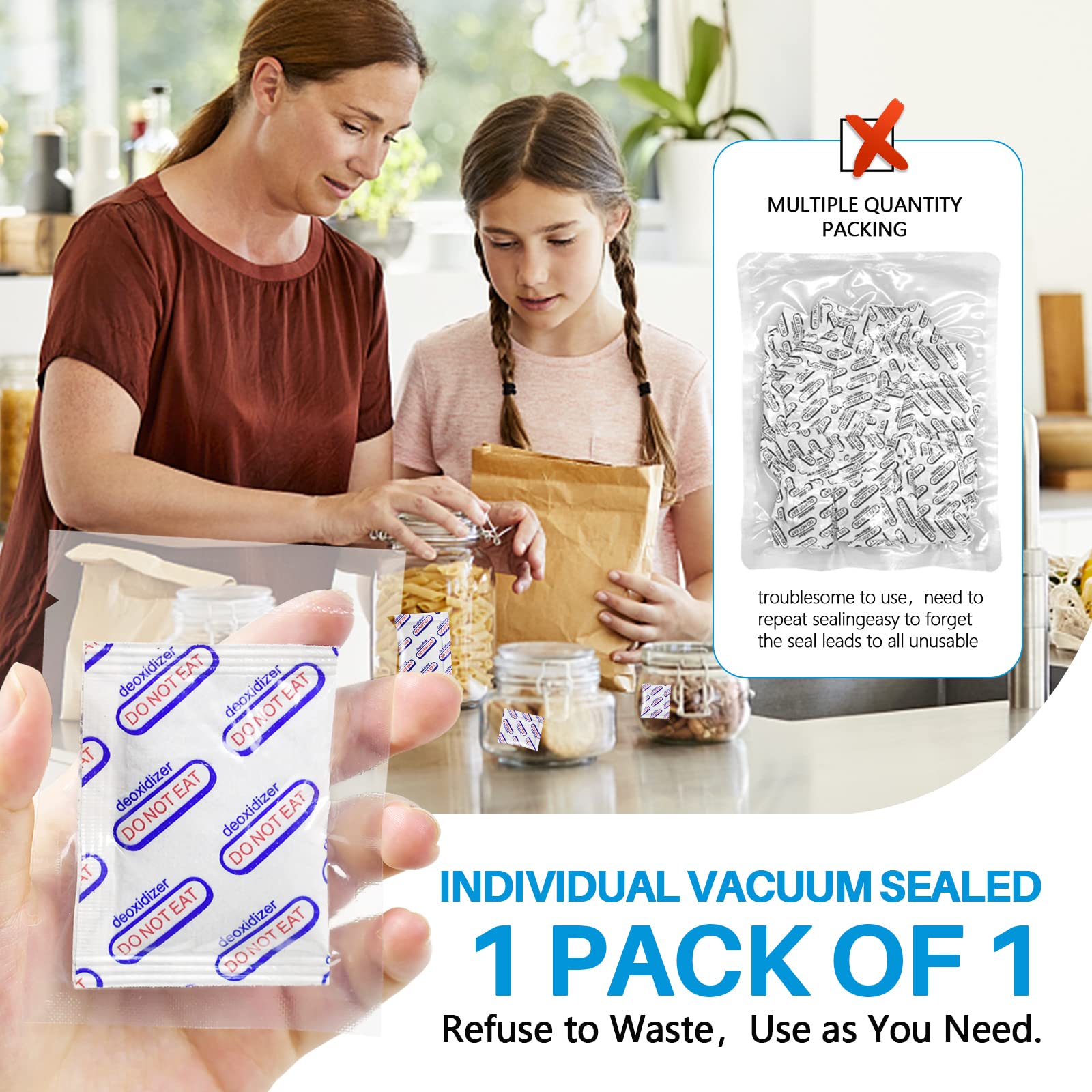 HomArtist absorbentes de oxígeno en caja protectora para conservación prolongada.